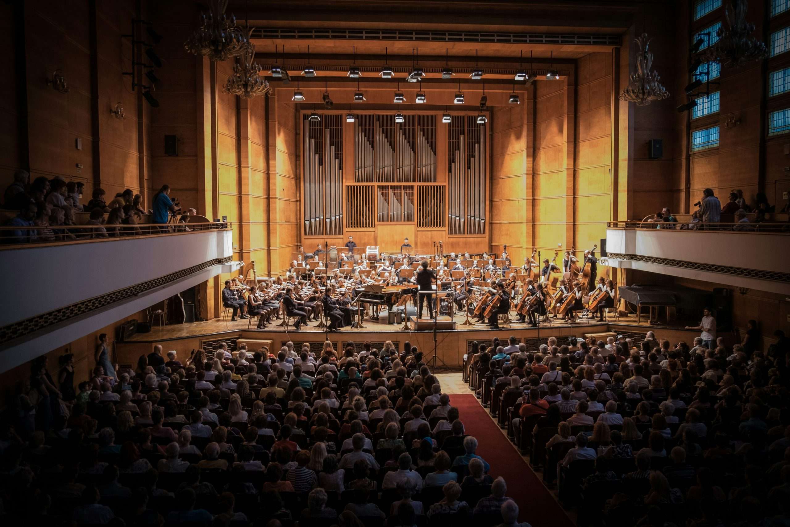 Concert hall interior